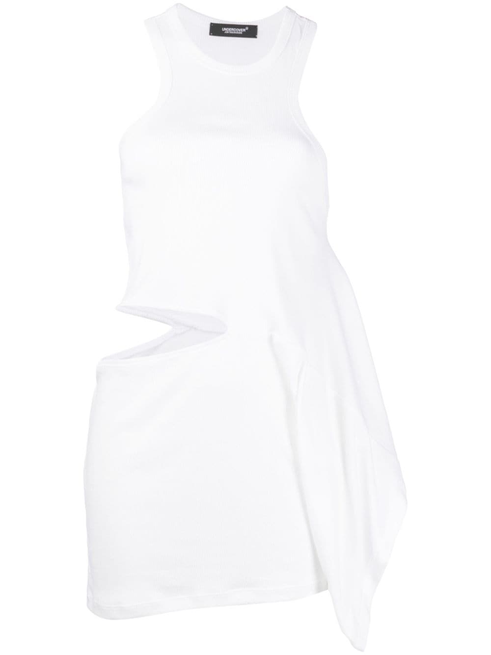 Undercover Top Mit Cut-out In White