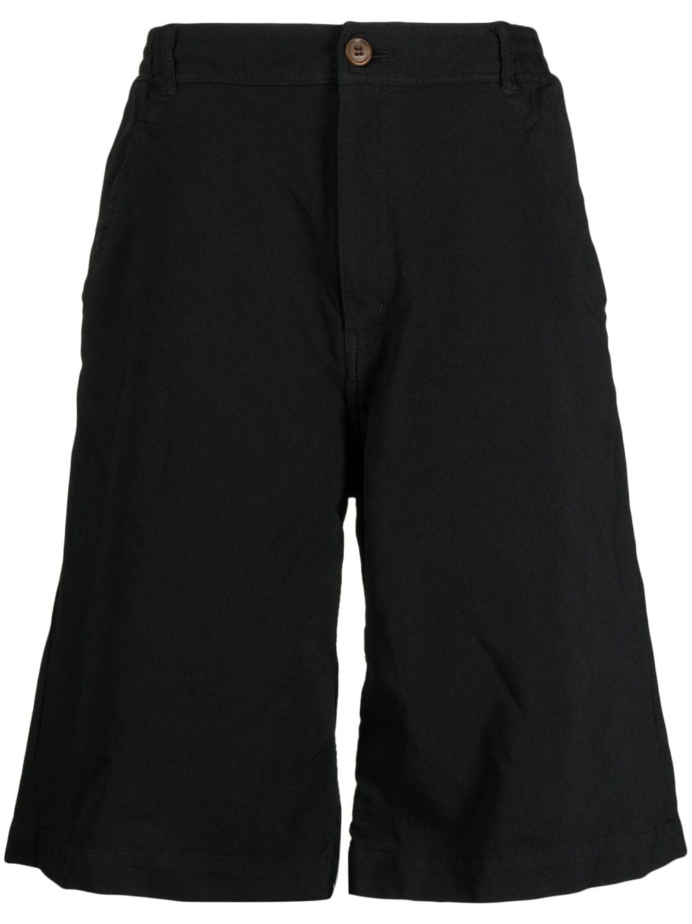 Comme Des Garçons Homme Deux Elasticated-waistband Shorts In Black