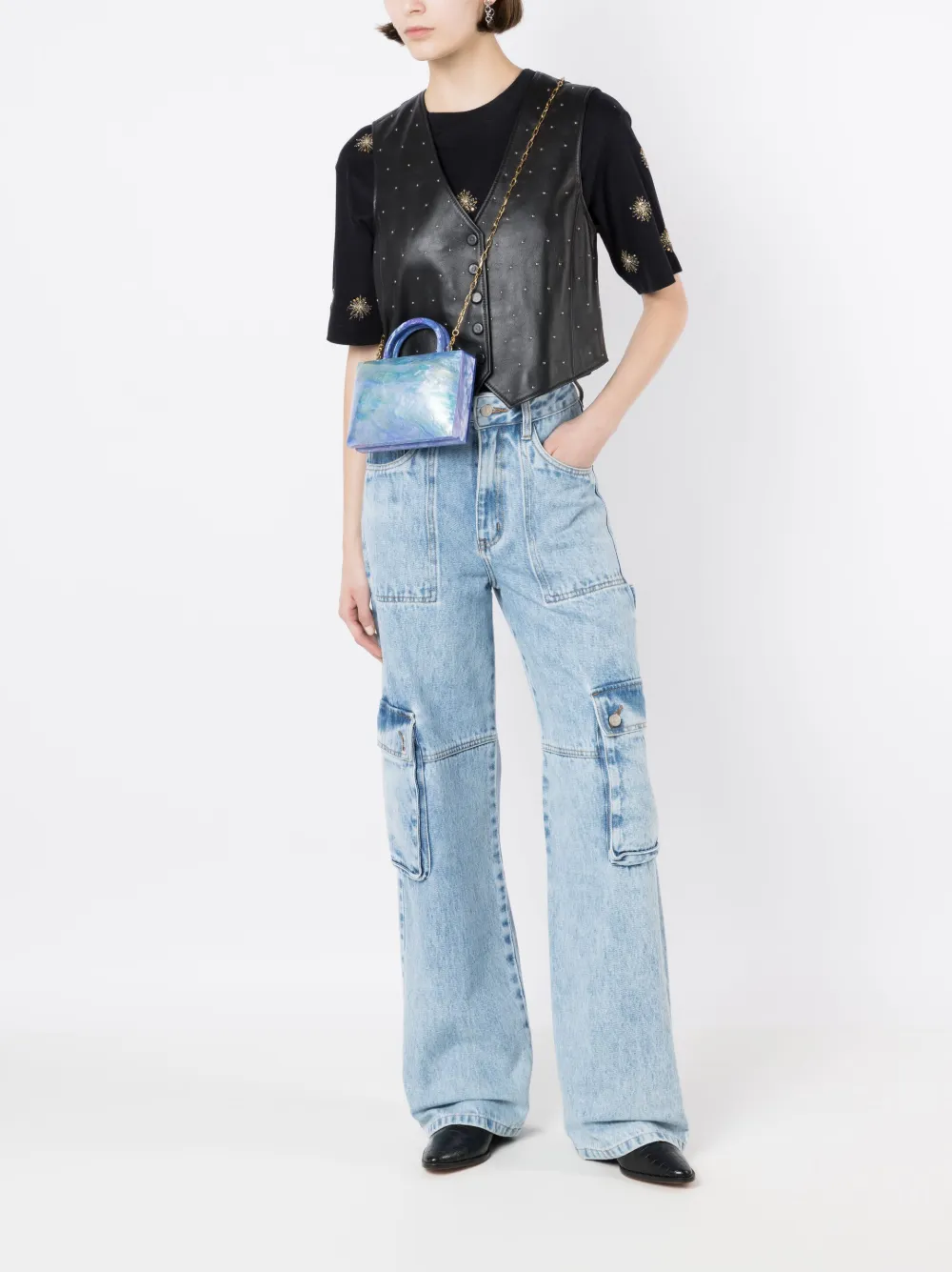 ESTILÉ Mochi kleine tas - Blauw