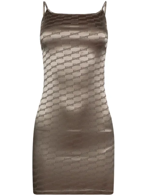 Balenciaga BB-monogram mini dress