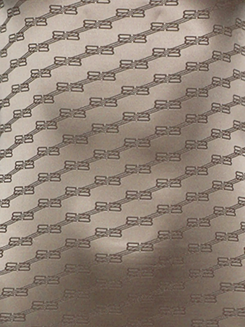 Balenciaga Onderjurk met logoprint - Beige
