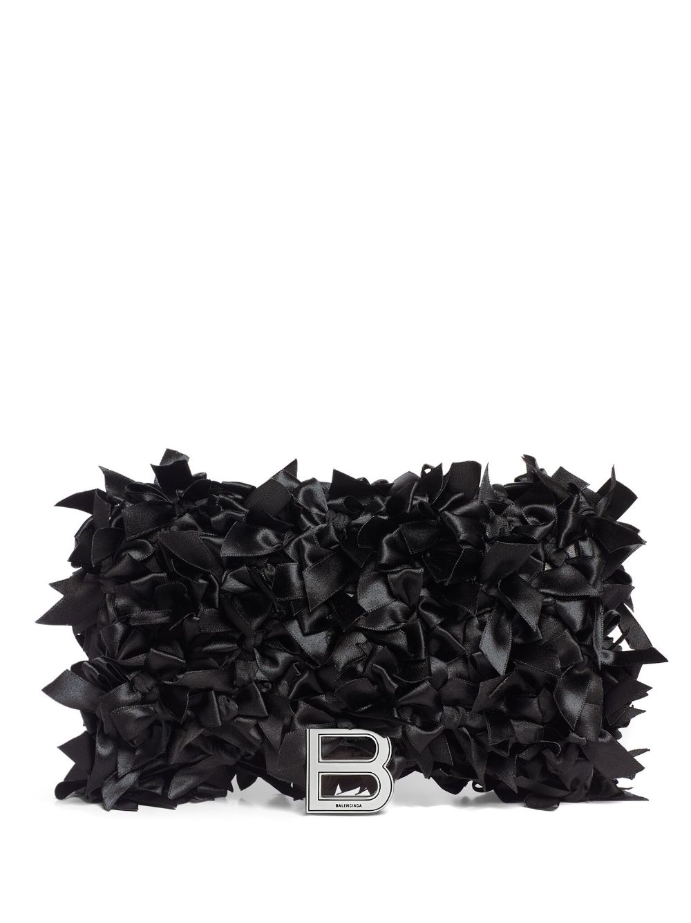 Balenciaga Hourglass Bow-detail Crossbody Bag In Black
