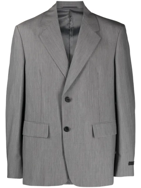 Prada single-breasted wool-mohair blazer