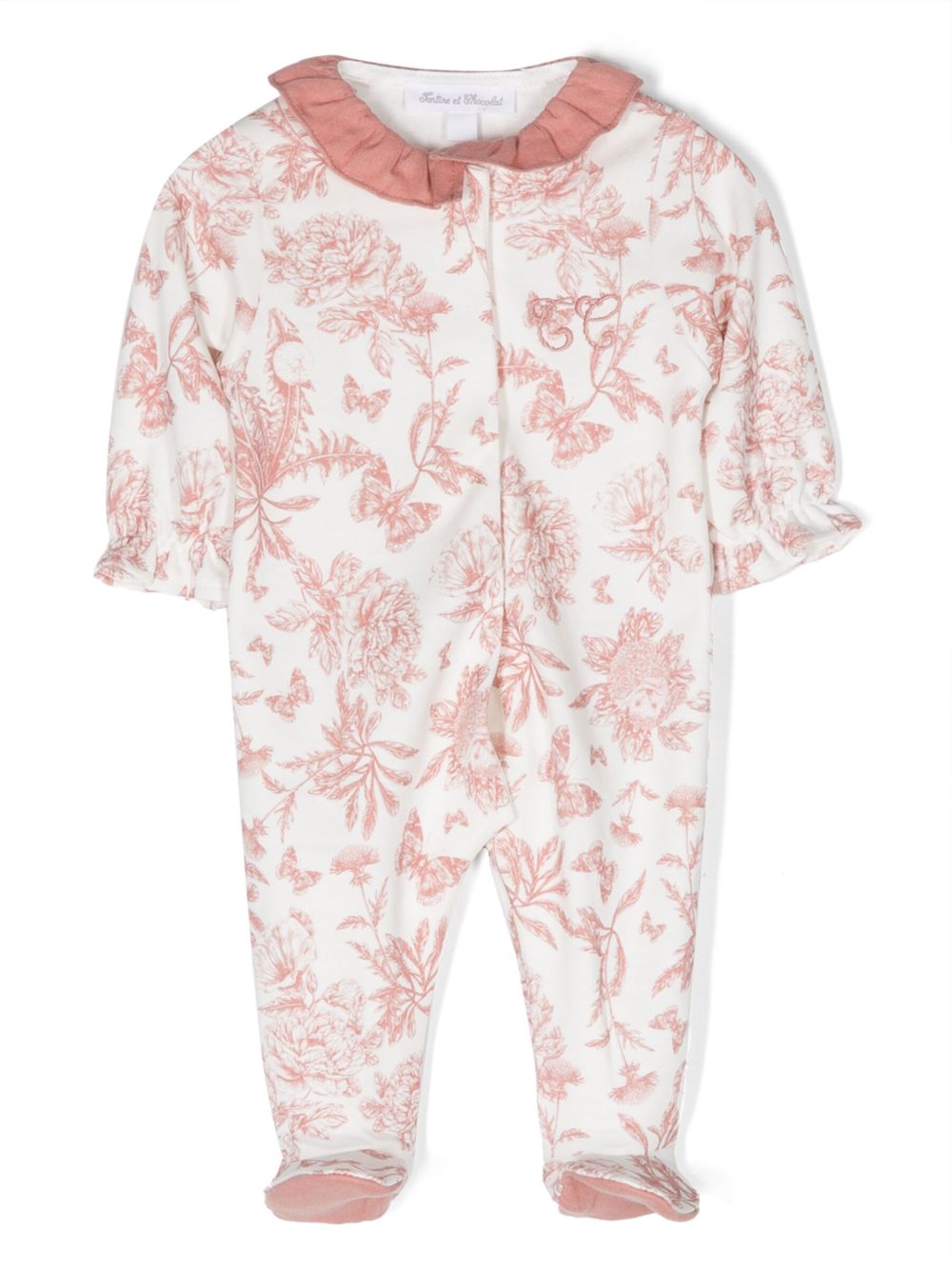 Tartine Et Chocolat graphic-print cotton pajama - White