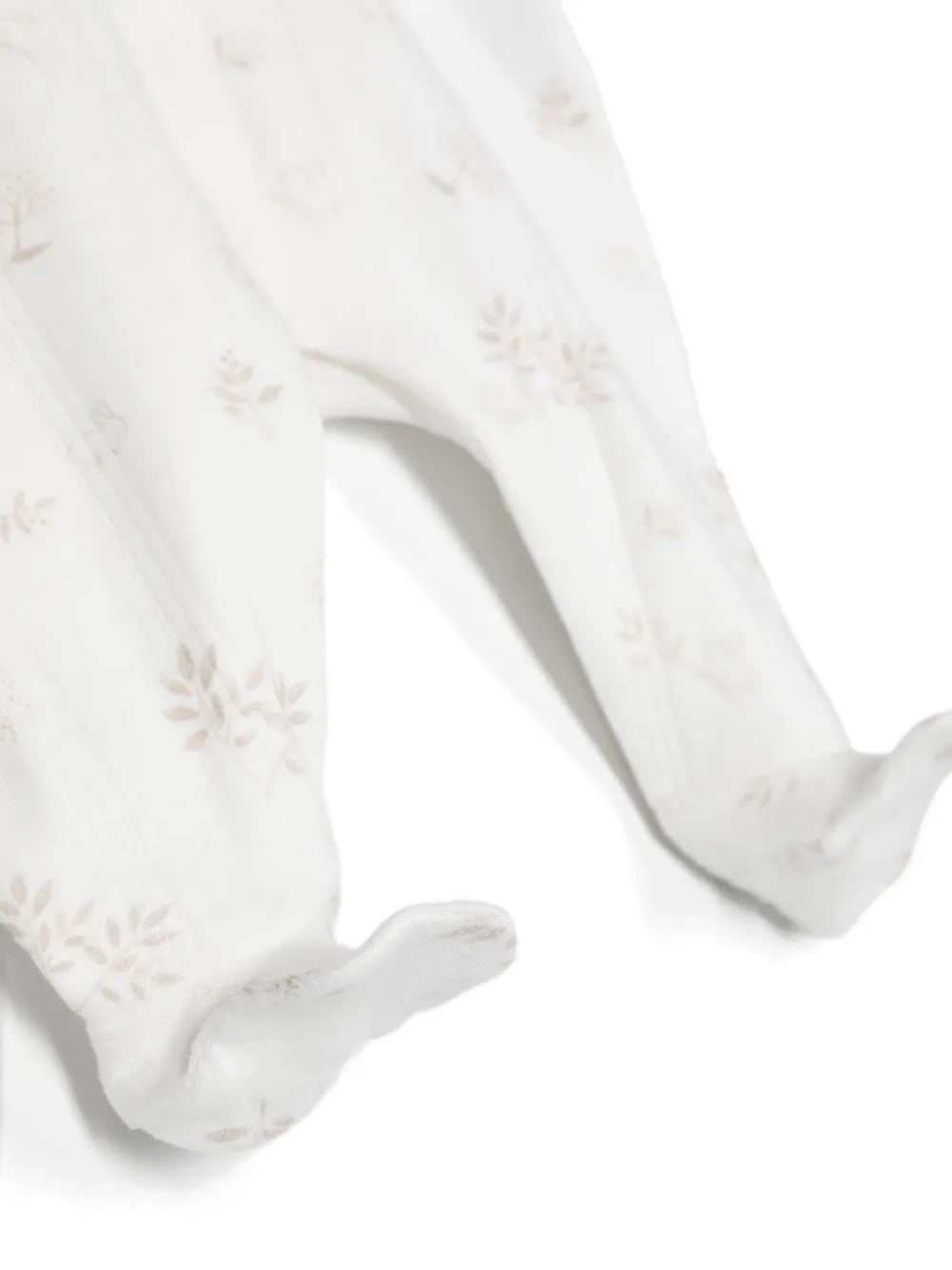 Tartine Et Chocolat Floral-print Cotton Pajama In White