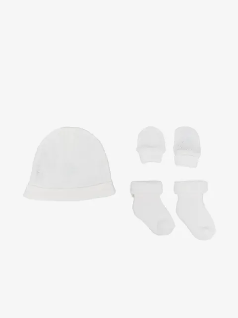 Tartine Et Chocolat ribbed-knit organic cotton hat set