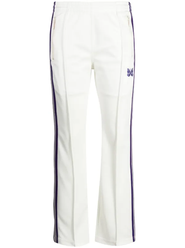 Needles butterfly-embroidered Track Pants - Farfetch