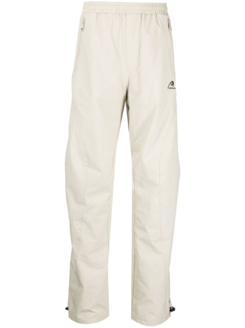 Ader Error logo-embroidered straight-leg trousers