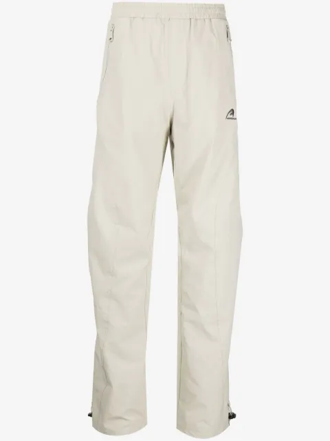 Ader Error pantalones rectos con logo bordado