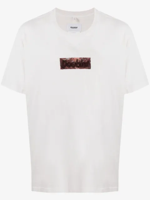 Doublet t-shirt en coton à patch logo