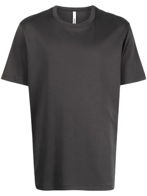 Attachment crew-neck cotton T-shirt