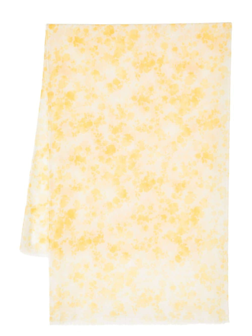 Colombo Floral-print Scarf In Yellow