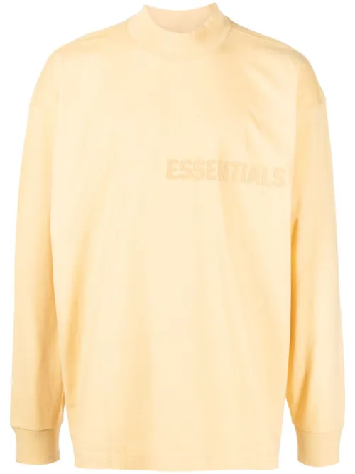 T-shirt en coton à manches longues - FEAR OF GOD ESSENTIALS - Modalova