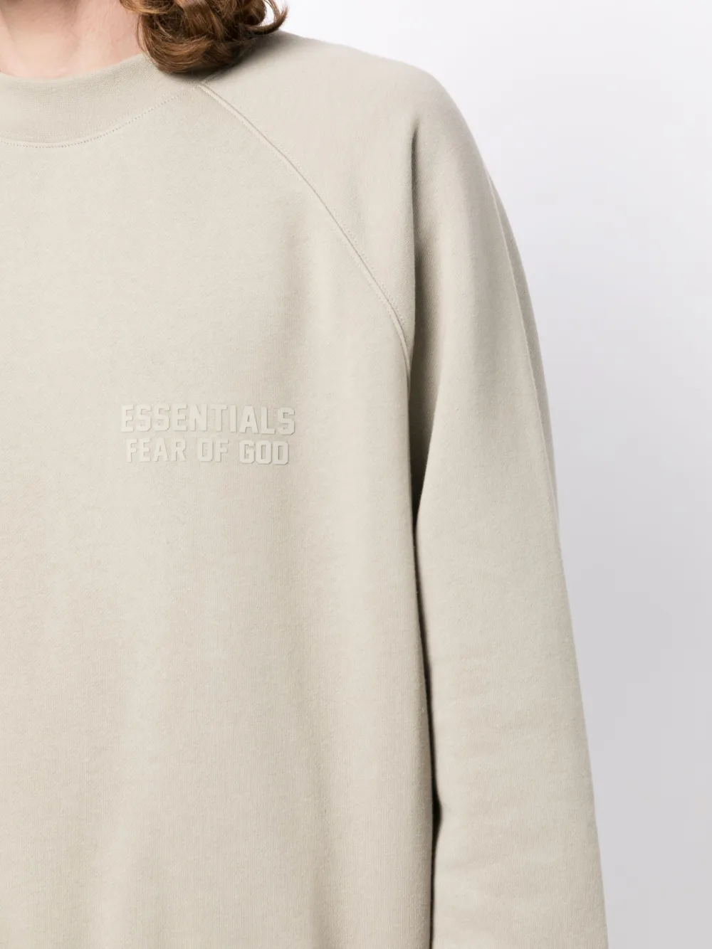 FEAR OF GOD ESSENTIALS raglan-sleeve cotton-blend Sweatshirt - Farfetch