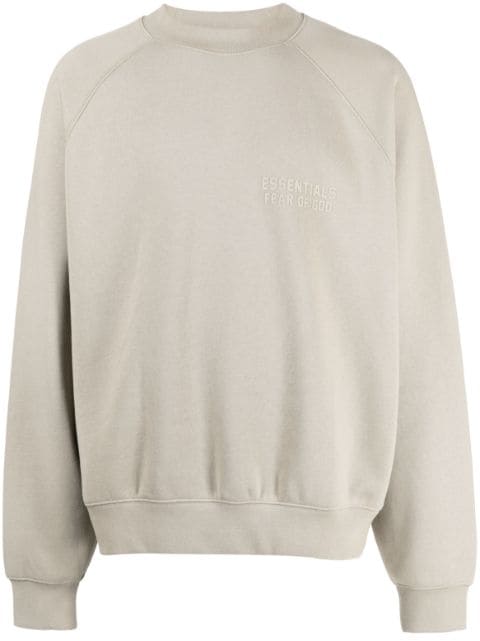 FEAR OF GOD ESSENTIALS - raglan-sleeve cotton-blend sweatshirt