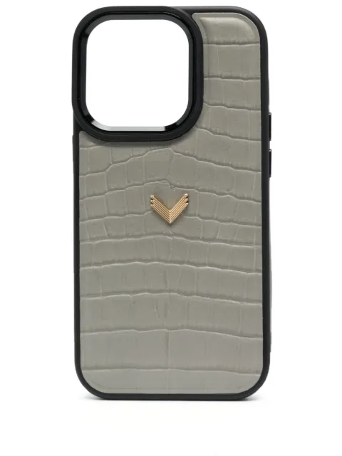 Loulou x Velante leather iPhone 14 Pro case