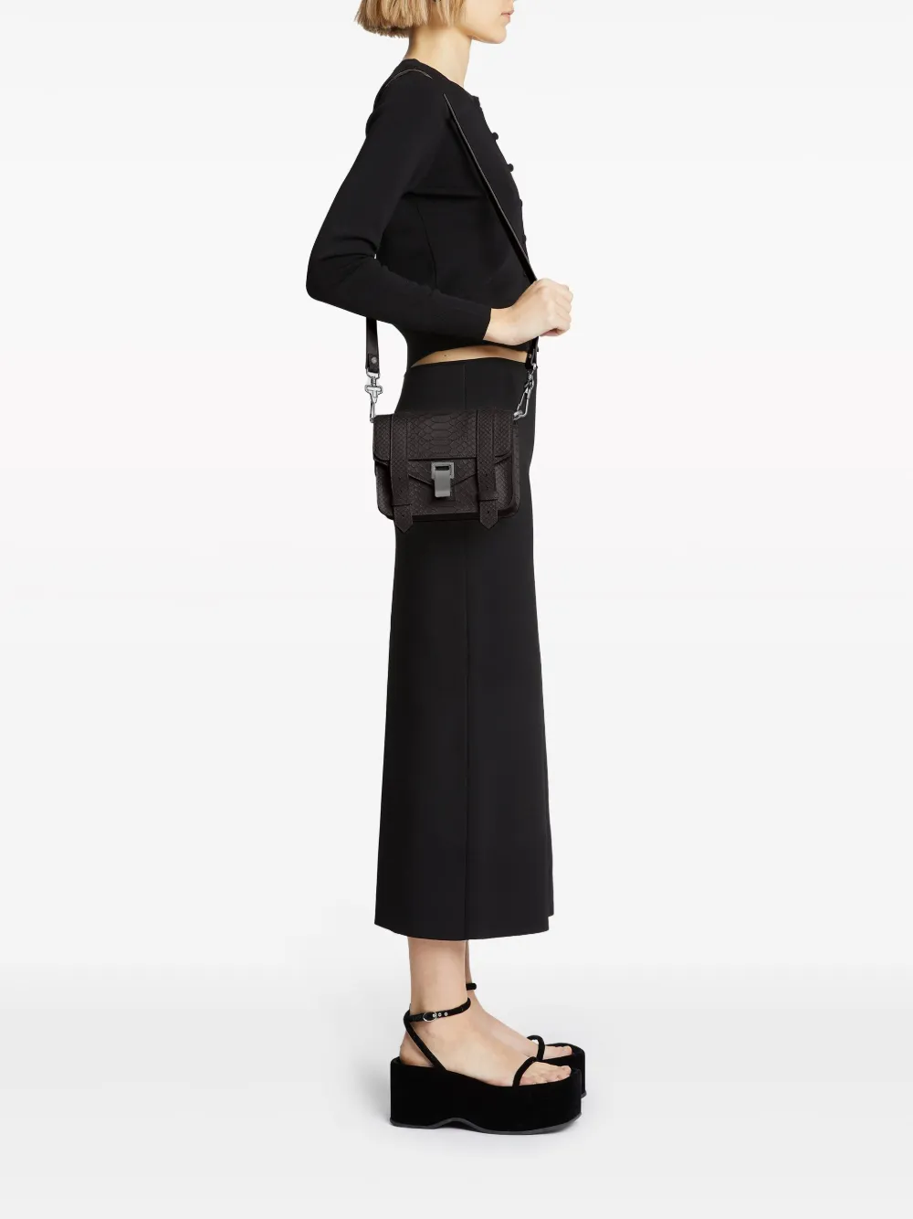 Proenza Schouler bolsa crossbody Carved Python PS1 mini | Bolsas mini | Image 2