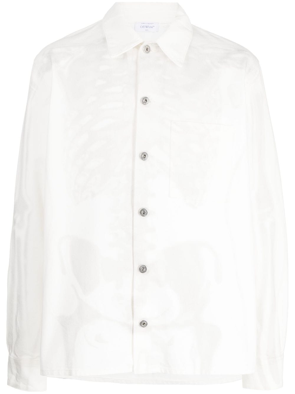 mobil optager Whirlpool Off-White Body Scan long-sleeve Shirt - Farfetch