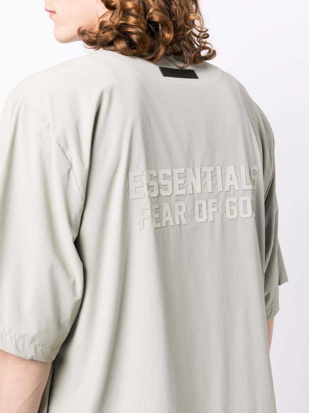 FEAR OF GOD ESSENTIALS rubberised-logo short-sleeve shirt Men