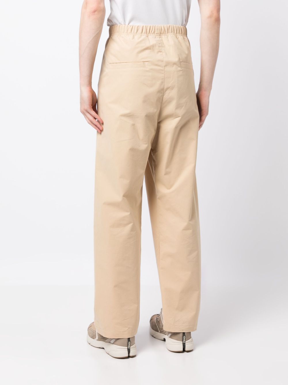 FEAR OF GOD ESSENTIALS logo-patch straight-leg trousers Men