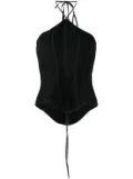 Maticevski Intuit Bustier corset-style top - Black