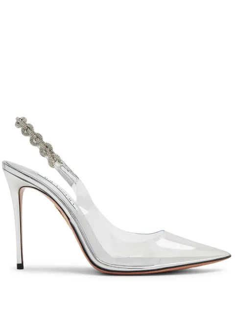 Aquazzura zapatillas Love Link con tacón de 105mm
