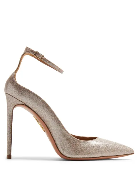Aquazzura Love Affair 105mm glitter pumps Women