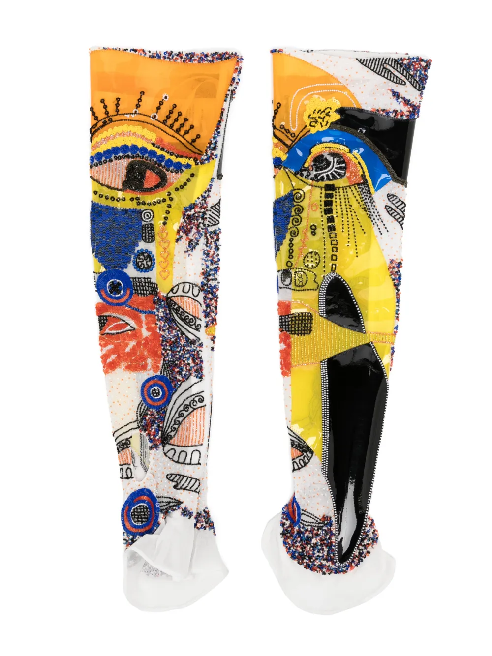 Maticevski Jonquil bead-embellished gloves