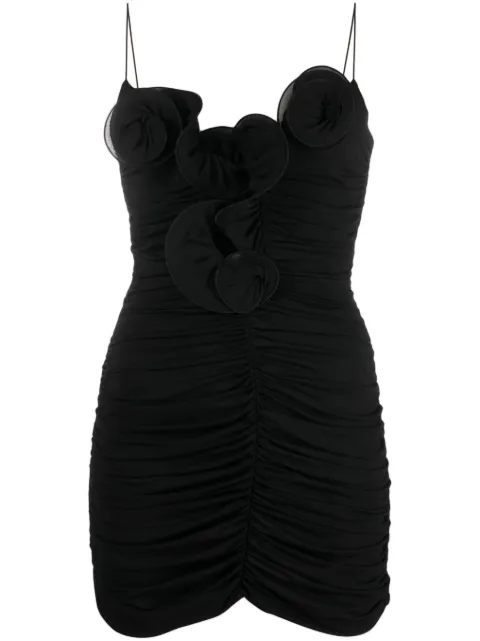 Magda Butrym Flower decolte minidress