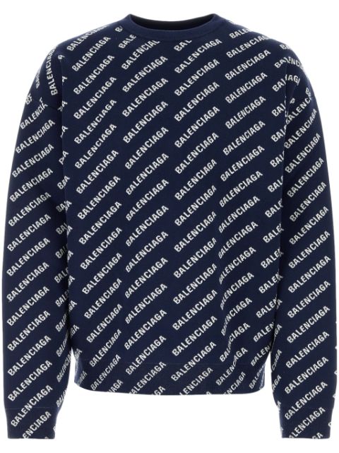 Balenciaga Mini Allover Logo jumper Men