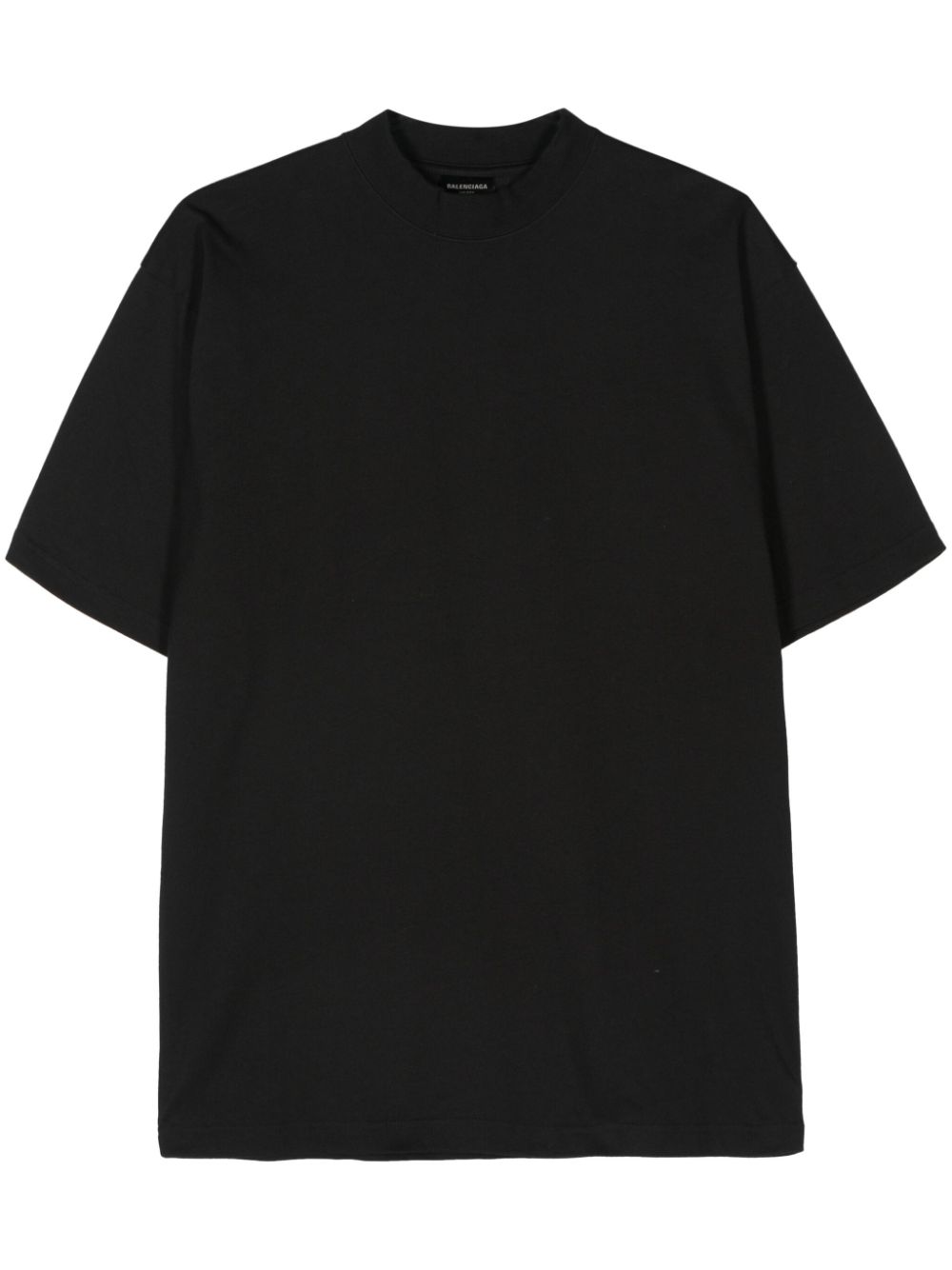 Balenciaga plain black t shirt on sale