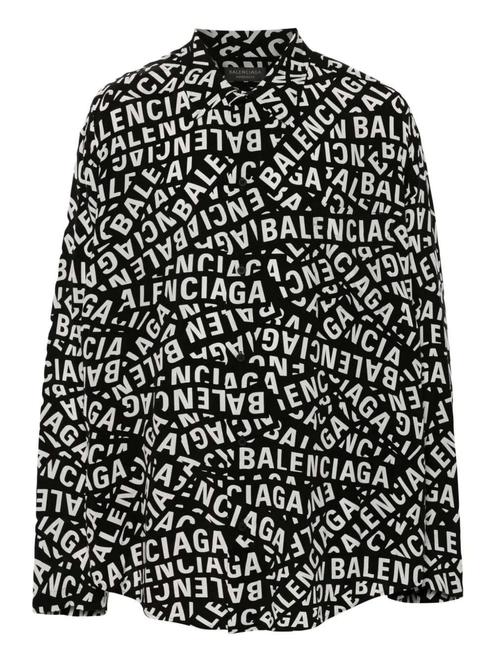 Balenciaga camisa con logo estampado | negro | Image 1