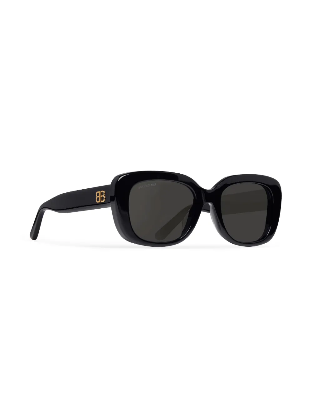 Balenciaga Eyewear Monaco zonnebril met vierkant montuur - Zwart