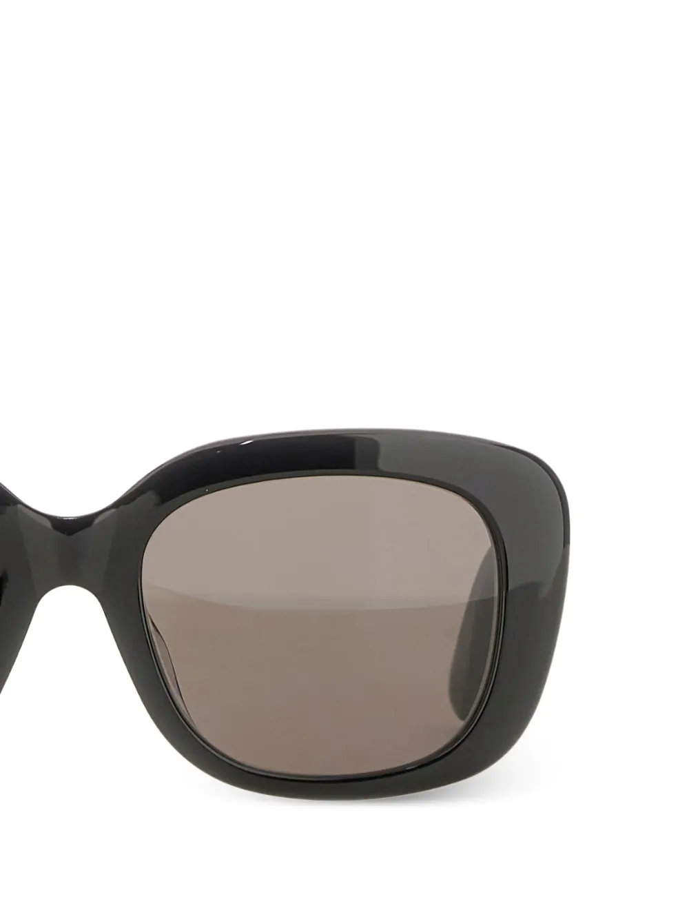 Balenciaga Eyewear Monaco zonnebril met vierkant montuur Zwart