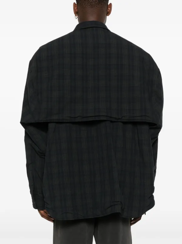 Balenciaga Shirt With Removable Sleeves | Grey | FARFETCH