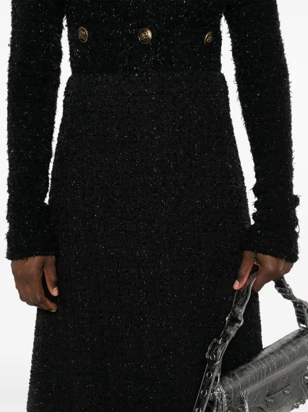 BALENCIAGA | Tweed Bouclé Mini Skirt | Women | Lane Crawford