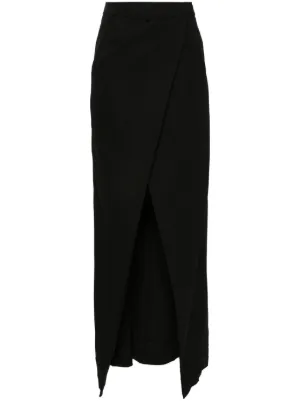 【洗練された黒】バレンシアガ Hourglass ハイウエストスカート BALENCIAGA - 美品 国内 JPタグ 2022 バレンシアガ BALENCIAGA