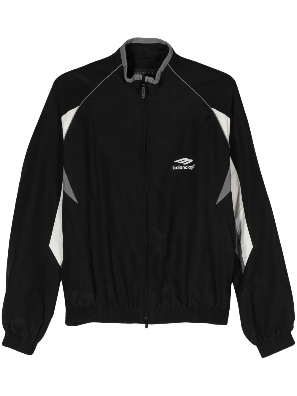 Image 1 of Balenciaga veste zippée à logo brodé