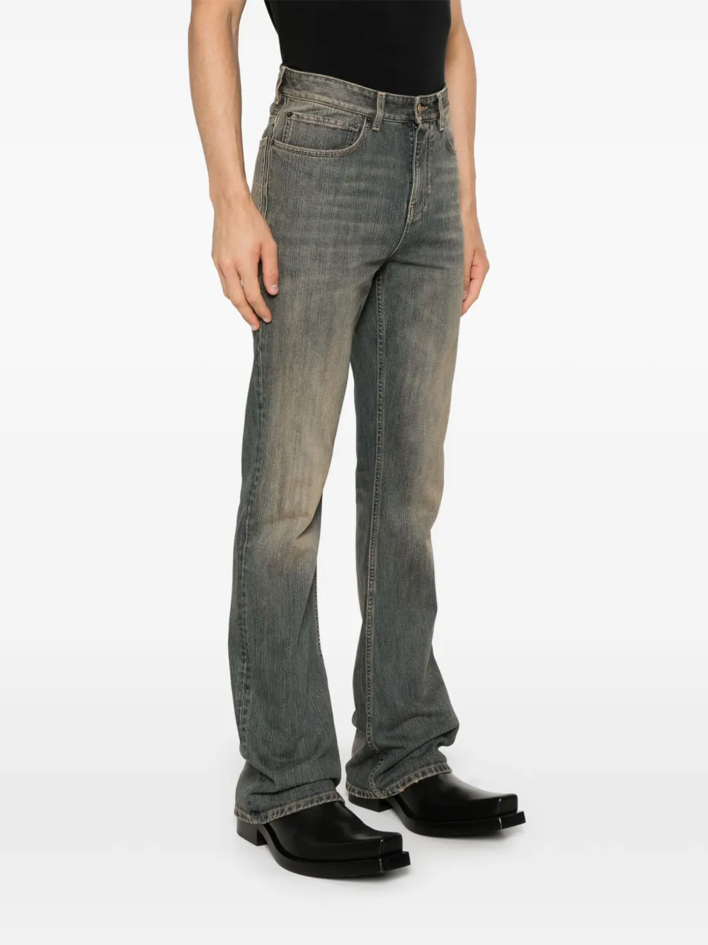 Balenciaga mid-rise Bootcut Jeans | Blue | FARFETCH