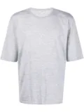 Saint Laurent crew-neck short-sleeved sweatshirt - Grey