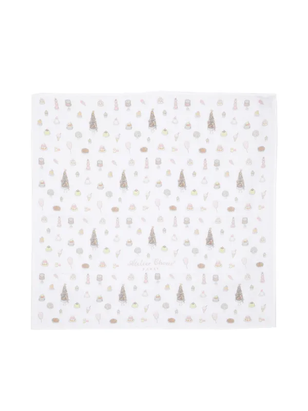 Atelier Choux Paris ブランケット Atelier Choux グラフィック ブランケット | ブルー | FARFETCH JP