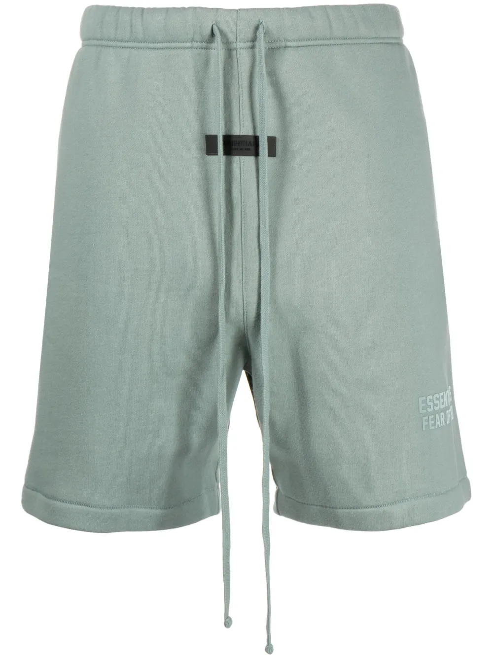 FEAR OF GOD ESSENTIALS Shorts sportivi con applicazione - Verde