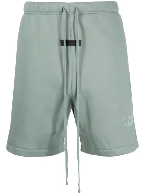 FEAR OF GOD ESSENTIALS short de sport à patch logo