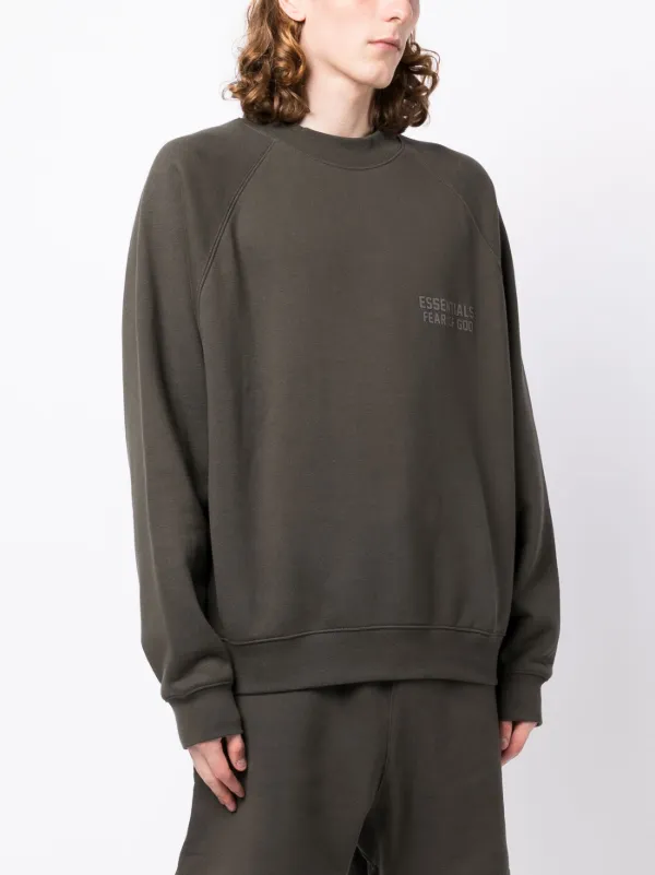 FEAR OF GOD ESSENTIALS raglan-sleeve cotton-blend Sweatshirt