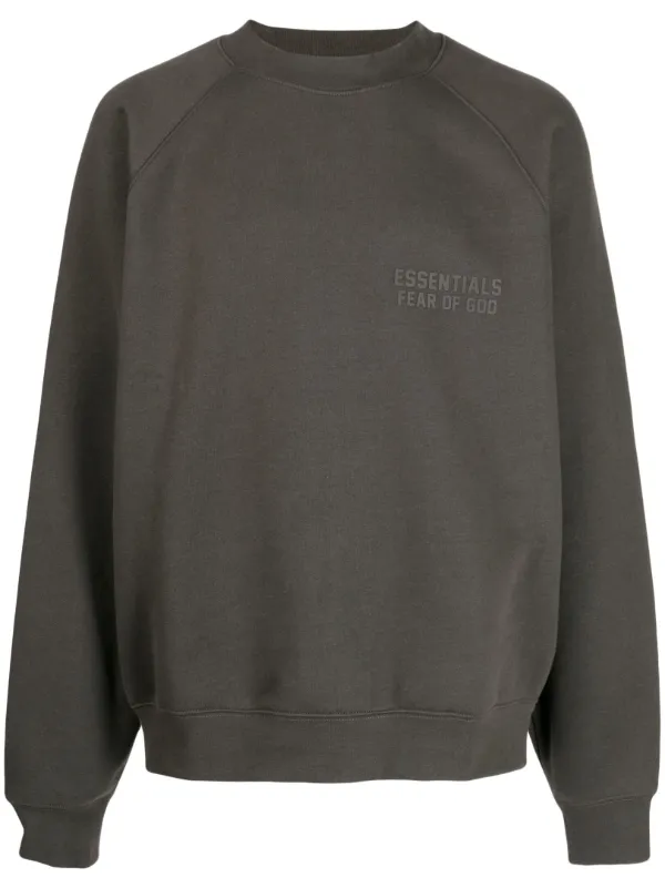 FEAR OF GOD ESSENTIALS raglan-sleeve cotton-blend Sweatshirt