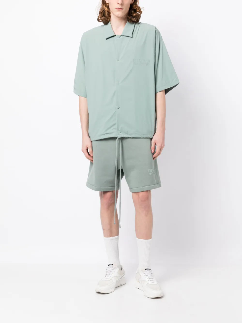 FEAR OF GOD ESSENTIALS Overhemd met logo - Groen