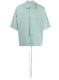 FEAR OF GOD ESSENTIALS rubberised-logo short-sleeve shirt - Green