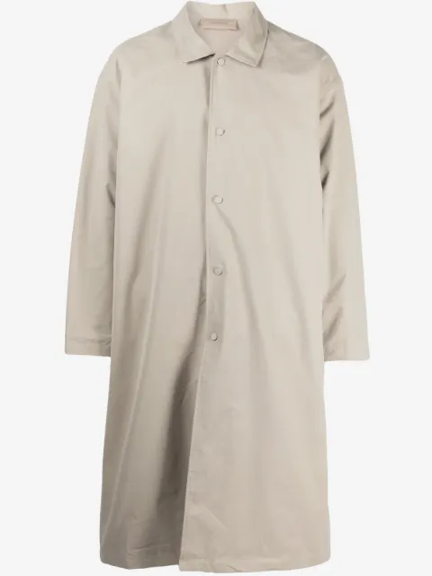 FEAR OF GOD ESSENTIALS twill-weave single-breasted coat