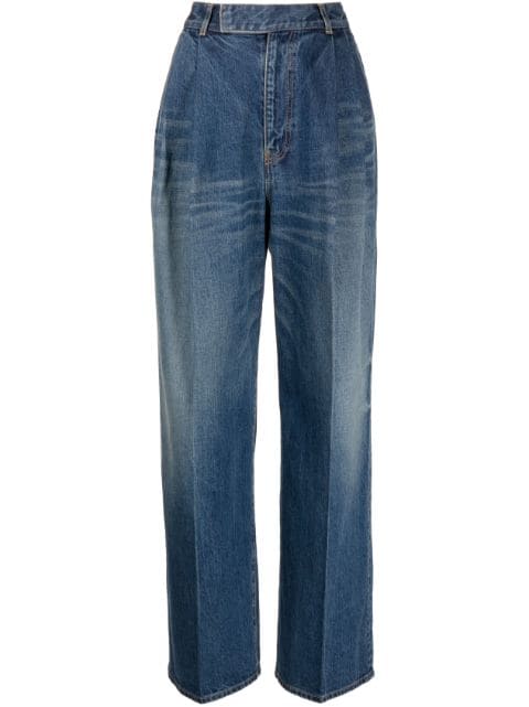 Undercover high-waist straight-leg jeans 