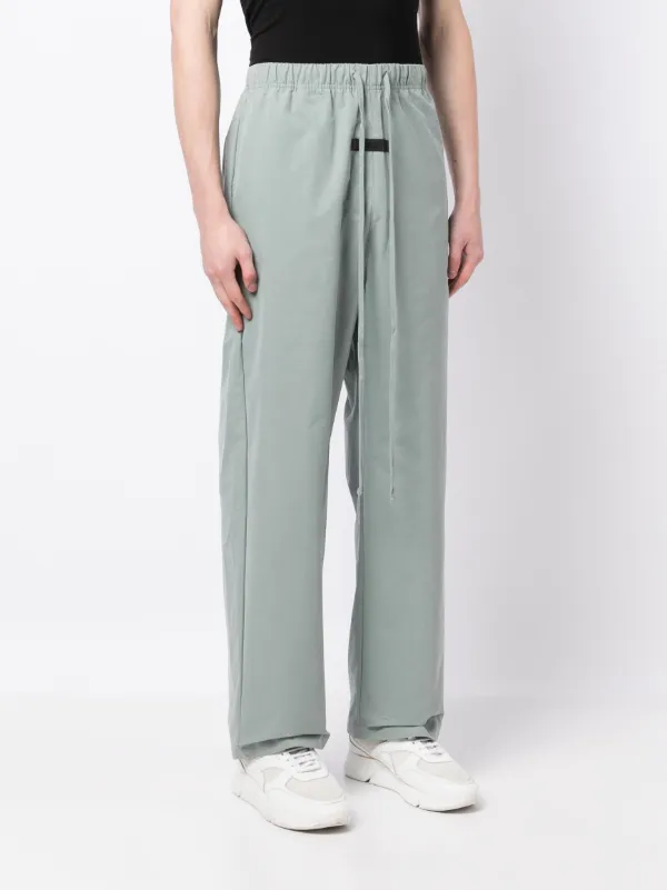 FEAR OF GOD ESSENTIALS Relaxed straight-leg Trousers | Green
